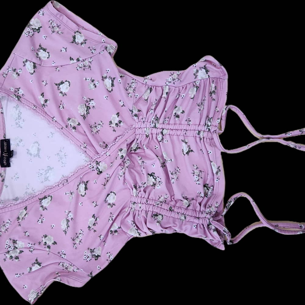 Almost Famous Pink Floral Chemise